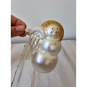 Patricia breen snowman Angel cherub Xmas tree